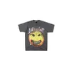 22fw Pikan Ye Gao Street Green Tee Tee Hellstart Lettre rotative Little Bear Fashion Mens et femmes à manches courtes T-shirt Fashion Style