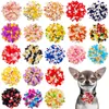 Ropa para perros perros de cuello de cuello de cuello de flores grandes mascotas de 50px accesorios de arco de arco de reverso