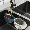 Keuken opbergde gootsteenzeep spons aftastrek hangende mand houder plank organisator douchebak badkamer accessoires