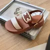 Дизайнерские римские сандалии тапочки женщины повседневная обувь пляжные туфли с толстой коричневой летней резиновой полосой гладиатор сандалий