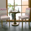 Coperchio di sedia foglie di fiori rosa pranzo copertura del sedile per sedile per spandex per la festa del banchetto della cucina del matrimonio