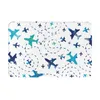 Carpets Fun Airplanes On White Sky Non Slip Absorbent Memory Foam Bath Mat For Home Decor/Kitchen/Entry/Indoor/Outdoor/Living Room