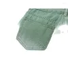Women's Jeans Autumn Winter Women Green Gradient High Waist Denim Loose Wide Leg Pants S-XXL