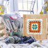 Maison en bois Crochet Tricoting Board Creative Handmade DIY WOOL TRICK BLOCK PAD BOART BANDE TRACK DOSHING DOSHING 240510