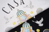 Casablanc T-shirt Men Designer T-shirts printemps d'été Nouveau style Starry Castle Sleeve Casa Men T-shirts Club Tennis US SIZE S-3XL