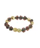 Link Chain KCJ Glass Bead armband voor vrouwen schattigste charme sieraden bule zaad elastische strech armbanden4542179