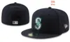 Newest Men's Foot Ball Fitted Hats Fashion Hip Hop Sport On Field Full Closed Design Caps Men's Women's Cap Mix Q-3