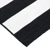 Carpets Better Homes Gardens 7 'x 10' Black and White Striped Outdoor Tapis Decor Decor