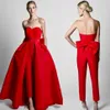 Sexy Rücken Krikor Jabotian Jumpsuits Abendkleider mit abnehmbarem Rock Schatz Promkleider neue Designhosen für Frauen Hy4126 286a