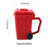 Muggar 3D Ceramic Coffee Mug 400 ml TRAS CAN FORA TEA Espresso Cups Office Drinkware Couples Gift For Water Juice