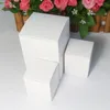 Embrulho de presente 30pcs paper branco caixas de embalagem favores de festas de casas de caixa de documentos favoritos