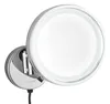 Gurun badrum upplyst makeupspegel med LED -lampor och förstoring av väggmontering kosmetiska vikningsspeglar mässing M1807D4173925