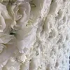 Fleurs décoratives 24pcs / lot Artificiel Silk Hortensia Rose Flower Mur Panneau Runner Mariage Fête Décoration Décoration Scène Cream Tongfeng