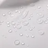 Douchegordijnen haken vaste badkwaliteit plastic waterdicht voor badkamer eenvoudig comfortabel 12 stks hoog met kleurgordijn wit