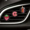 Packningar Donuts Cartoon Car Air Vent Clip Fräscherklipp per ersättningskonditioneringsutlopp Konditionering för kontorshemmet leverans othao