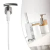 Dispensateur de savon liquide Home Bathroom Pump Head 1 Set 304 en acier inoxydable Chrome vif / nickel / noir Dispentiers Durable Electroplaste Brossed