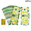 Gift Wrap 20pcs Jungle Safari Theme Cookie Candy Bags Kids Birthday Party Baby Shower DIY Packaging Decoration Supplies