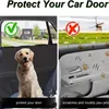 Hundeträger-Autositz-Seitentür Haustierschutzkissen Anti-Kratzer und Antidröge Oxford-Stoffabdeckung