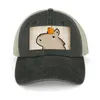 Beretti arancione Capybara Cowboy Cappello Cappello camionista alla moda Cappelli da uomo Donne