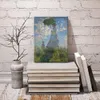 Art Woman with a Parasol Madame Monet and Her Son Canvas Prints Wall Art of Claude Monet Famous Classic Oil Paintings Reproduction People Landscape Pictures Artwork