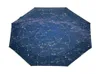 Creative Automatic 12 Constellation Universe Galaxy Space Stars Umbrella Star Map Starry Sky Pliage Umbrella For Women 2103207072012