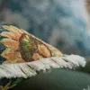 Oreiller américain jacquard canapé multicolore couvercle de tête de lit