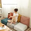 Travesseiro 50cm japonês de couro criativo futon sala de estar quarto preguiçoso casual casual tatami tapete de bancada de baía de baía de baía