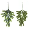 Decorative Flowers Artificial Plant Pine Needle Christmas Interior Decoration Background Wall Hanging Tree Simulation Green