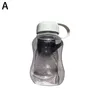 Bottiglie d'acqua Mini tazza di plastica BOTTIGLIE CINE CULE SUCCESSIONI PICCOLA Studente trasparente Femmina portatile U9W7
