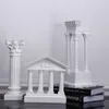 Modèle d'architecture de figurines décoratifs Colonne romaine Greek Temple Build