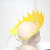 Zakółka szamponu Wodoodporna ochrona ucha Baby Shower Cap z regulowaną silikonową dziecięcą czapkę szamponu 240506