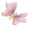 Bandanas Butterfly Hair Clip Little Girl Accessori per ragazze Clips Pin per Miss Porta in lega di zinco