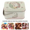 Bouteilles de rangement Round Candy Conteneurs Holiday Tins Holder Sweet Sugar Case Cookie Cookie TinPlap Festival Biscuit