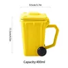 Muggar 3D Ceramic Coffee Mug 400 ml TRAS CAN FORA TEA Espresso Cups Office Drinkware Couples Gift For Water Juice