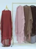 Ethnische kleding Ramadan Khimar Abaya Saoedi -Arabië Turkije Islam Moslim Hajab Jurk Gebedkleding Abaya's voor vrouwen Ka Robe Femme Musulmane T240510