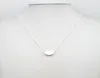 Sterling Silver 925 Classic Fashion Rose Gold Silver Lady Bean Necklace Jewelry Holiday Gift Q05313087780