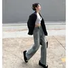 Женские джинсы Ilares Pant Женщины мешковатые женщина высокая талия корейская модная уличная одежда женская брюки Y2K винтажная одежда женская одежда