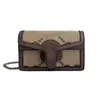 shoulder bag handbag shoulder purse man Wallet Classic Luxury Chain Fashion Plaid Flower Brand Vintage Ladies Brown Leather handbags designer shoulder bag women