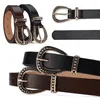 Ceintures 2024 Beltwaist Chain Classed Rock et Roii Cool Rivets Wide Belt for Party Club Mini Jupt Jeans approprié