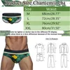 Short masculin sport coloré coloré en forme de plage triangle masculine été mâle sexy natation coque masculine grande et grande planche élastique