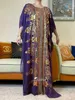 Ubrania etniczne Abayas dla kobiet Dubai luksusowy szyfonowy cekinowy wiosenny muzułmańska sukienka mody caftan marocain Wedding Specasions Djellaba T240510