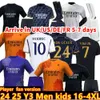 24 25 Maglie da calcio Vini Jr Mbappe Modric Fan Player 24 25 Shirt da calcio Real Madrids Rodrygo Camavinga Camisetas Men Kids
