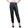 Pantaloni da donna Donne Nightclub Pole Dance Parers DJ Costume Street Stage Wear Party Olografico elastico Bulch a campana