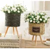 Dekorativa blommor Little Daisy Simulation Artificial Flower Living Room Decorations Table Sidning Silk Home Furnishings Light Luxury