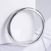 Simple Fashion 925 Sterling Silver Moissanite Ring Lady Fashi