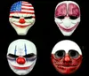 New 1PCS PAYDAY 2 Party Masks Mask Dockwork Men Cosplay resin mask Fancy dress party Halloween Mask5590707