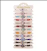 Perlenstränge Armbänder Schmuck Bohemian Farbpalme gemischtes Armband 12 Stück y verstellbarer Perlenabfall 2021 D7PAF3089370