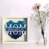Frames Mom Flower Shadow Box With Name Preserved Rose Picture Frame Display Case Birthday Gifts For Grandma