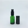 収納ボトル5ml 10ml 15ml 20ml 30ml 50ml 100ml空の緑のガラススプレーボトル香水容器補充可能な化粧品アトマイザー