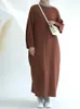 Vêtements ethniques Ramadan Niqab musulman Abaya Dubaï Turquie Islam Arabe Modest Robe African Robes pour femmes Ka Robe Femme Musulmane Kaftans T240510